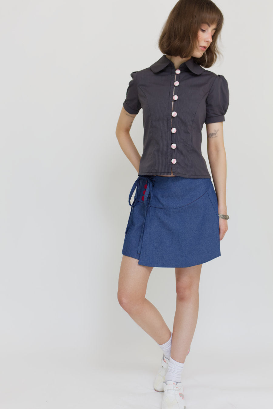 Charlotte Pinstripe Blouse