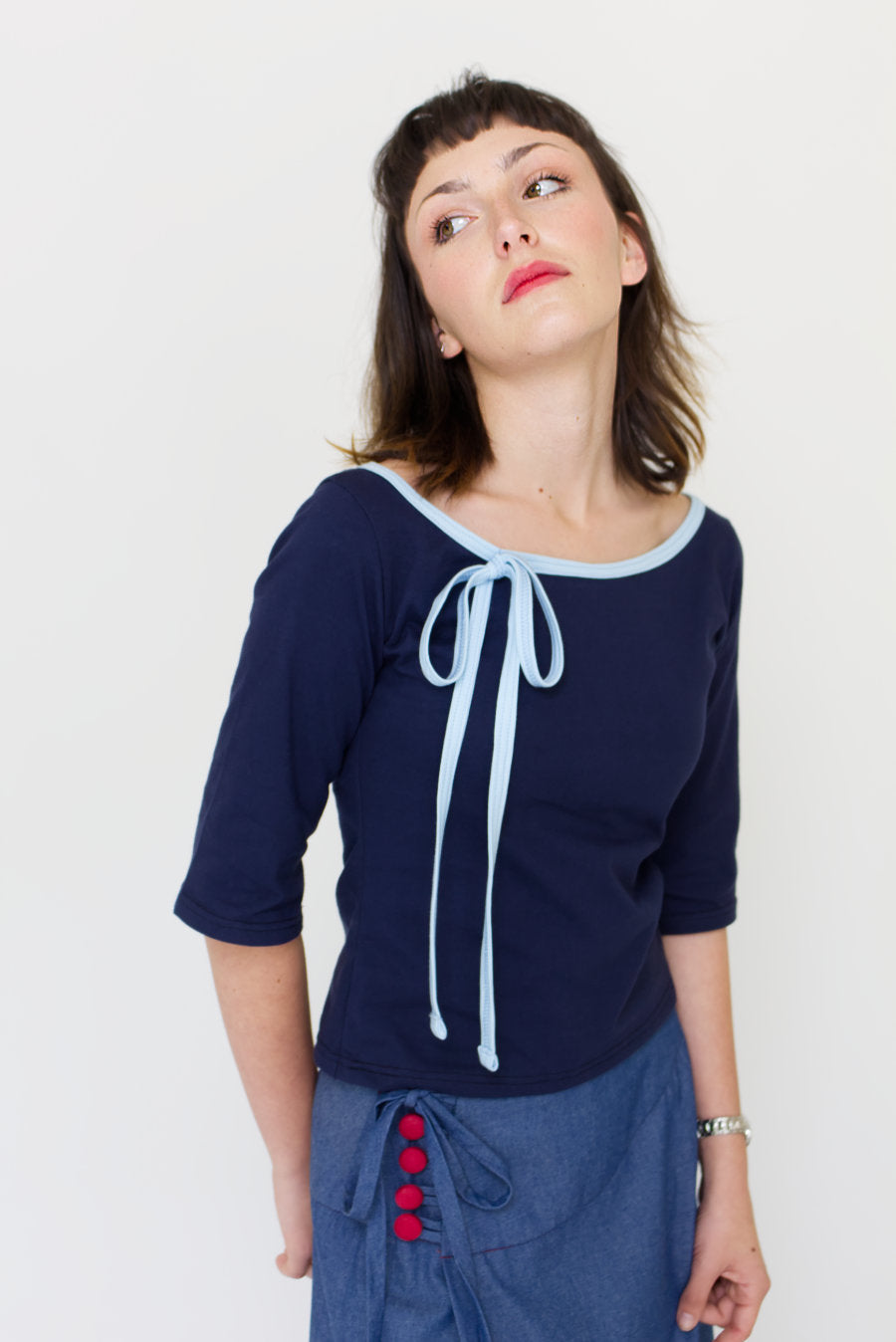 Jane Boat Neck Top