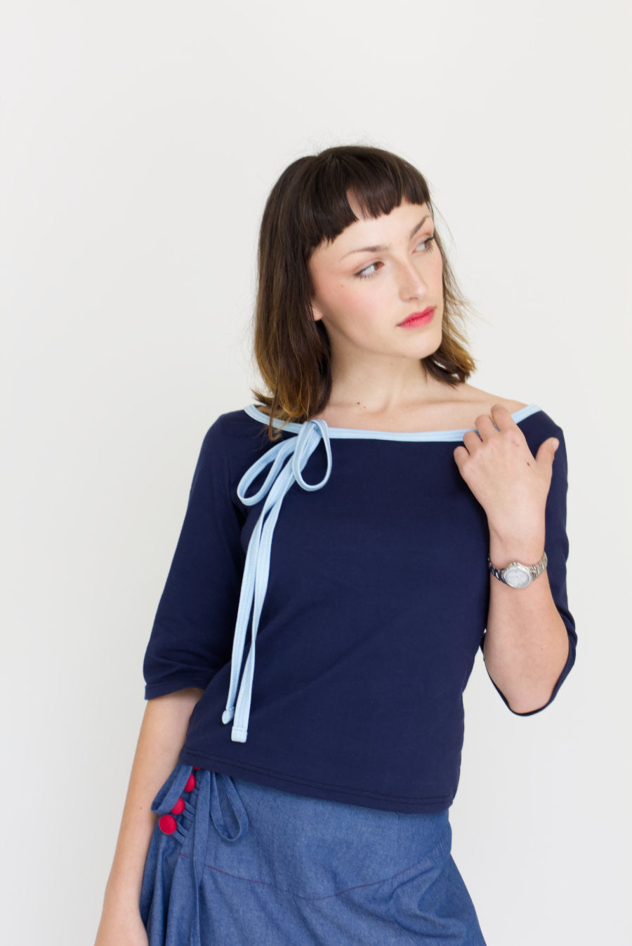 Jane Boat Neck Top