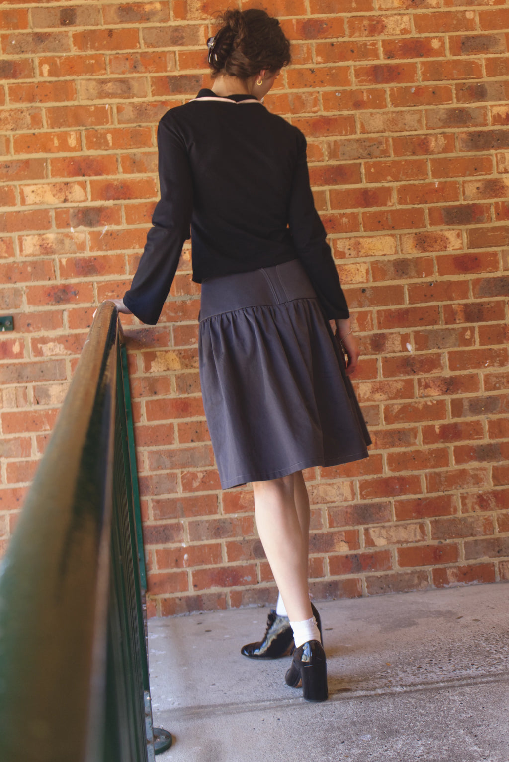 Bow Long Sleeve Top