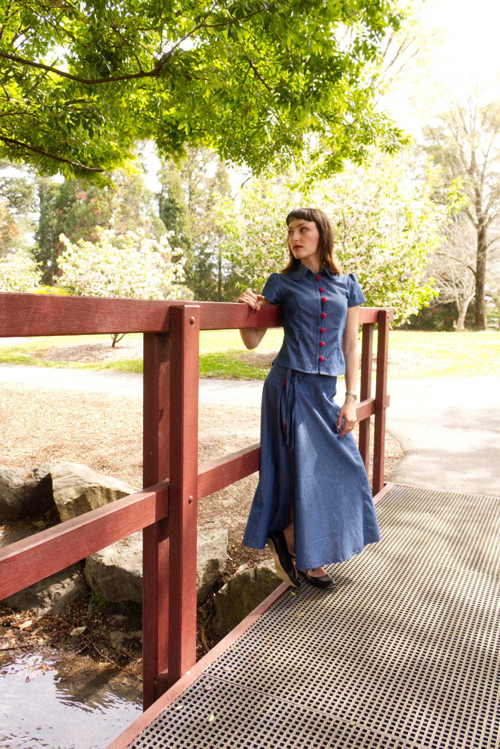 Nancy Chambray Blouse