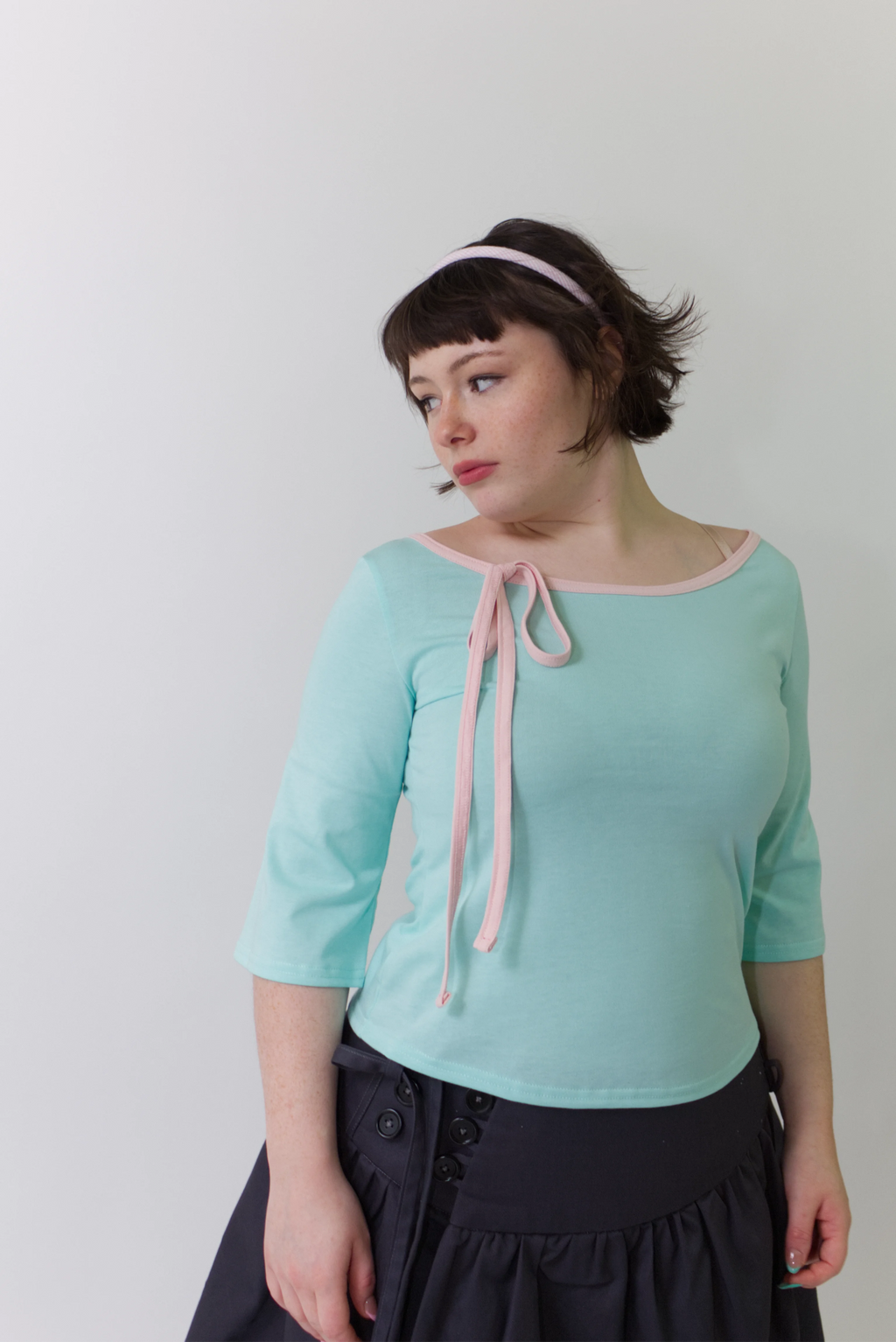 Cake - Cotton Boat Neck Top