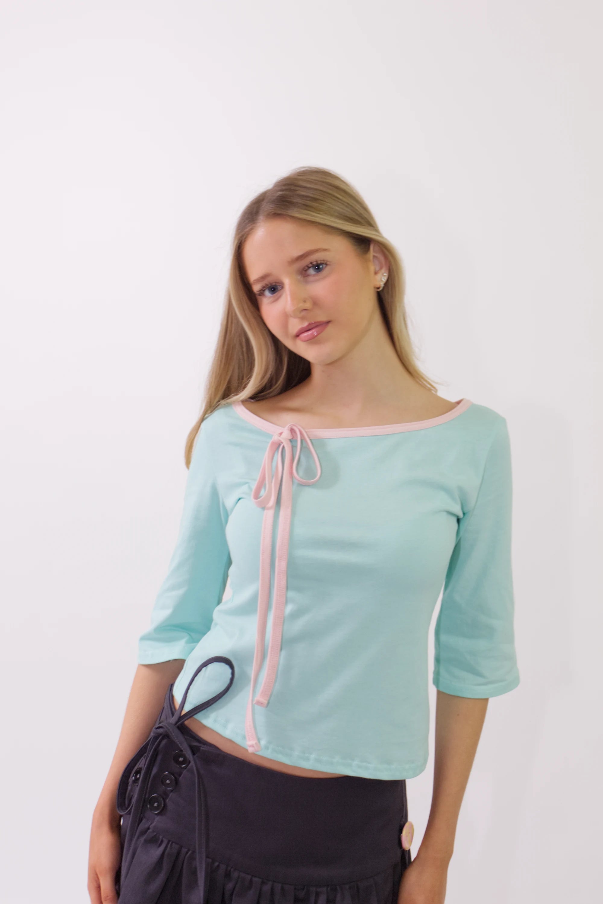 Cake - Cotton Boat Neck Top