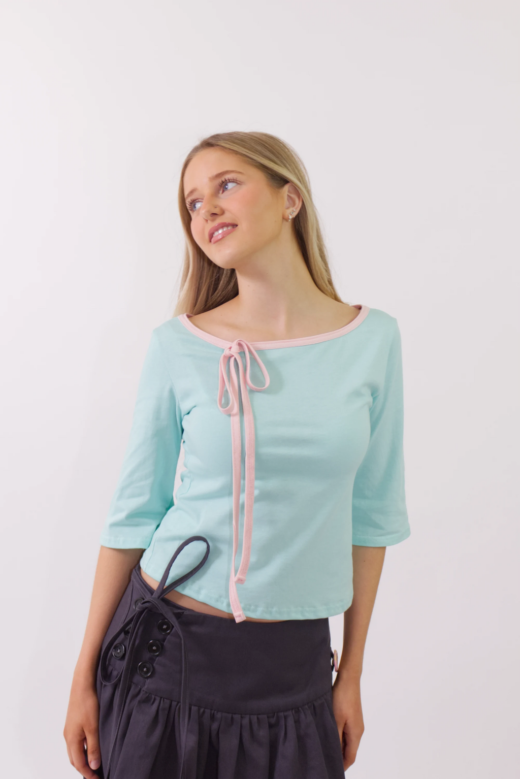 Cake - Cotton Boat Neck Top