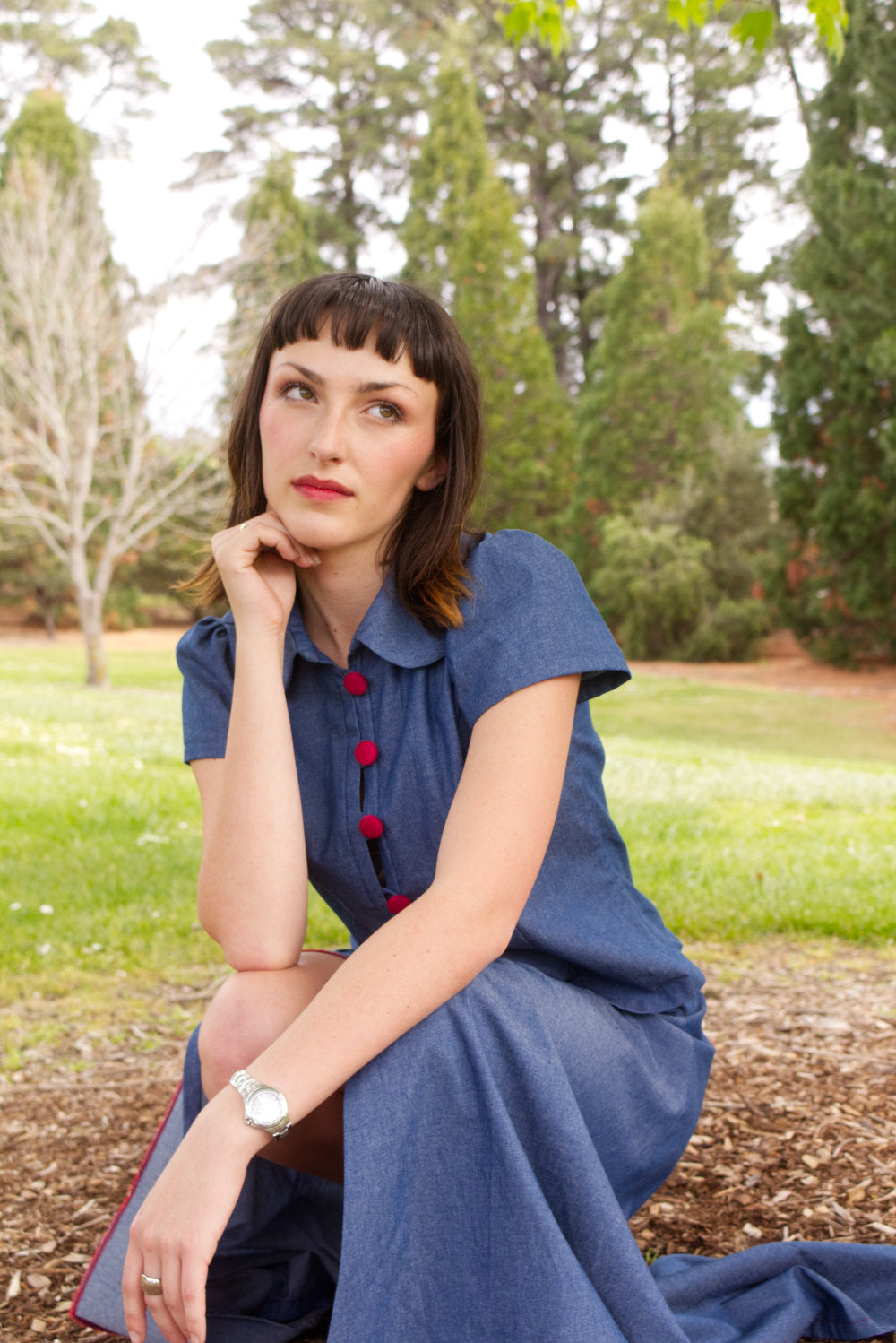 Nancy Chambray Blouse