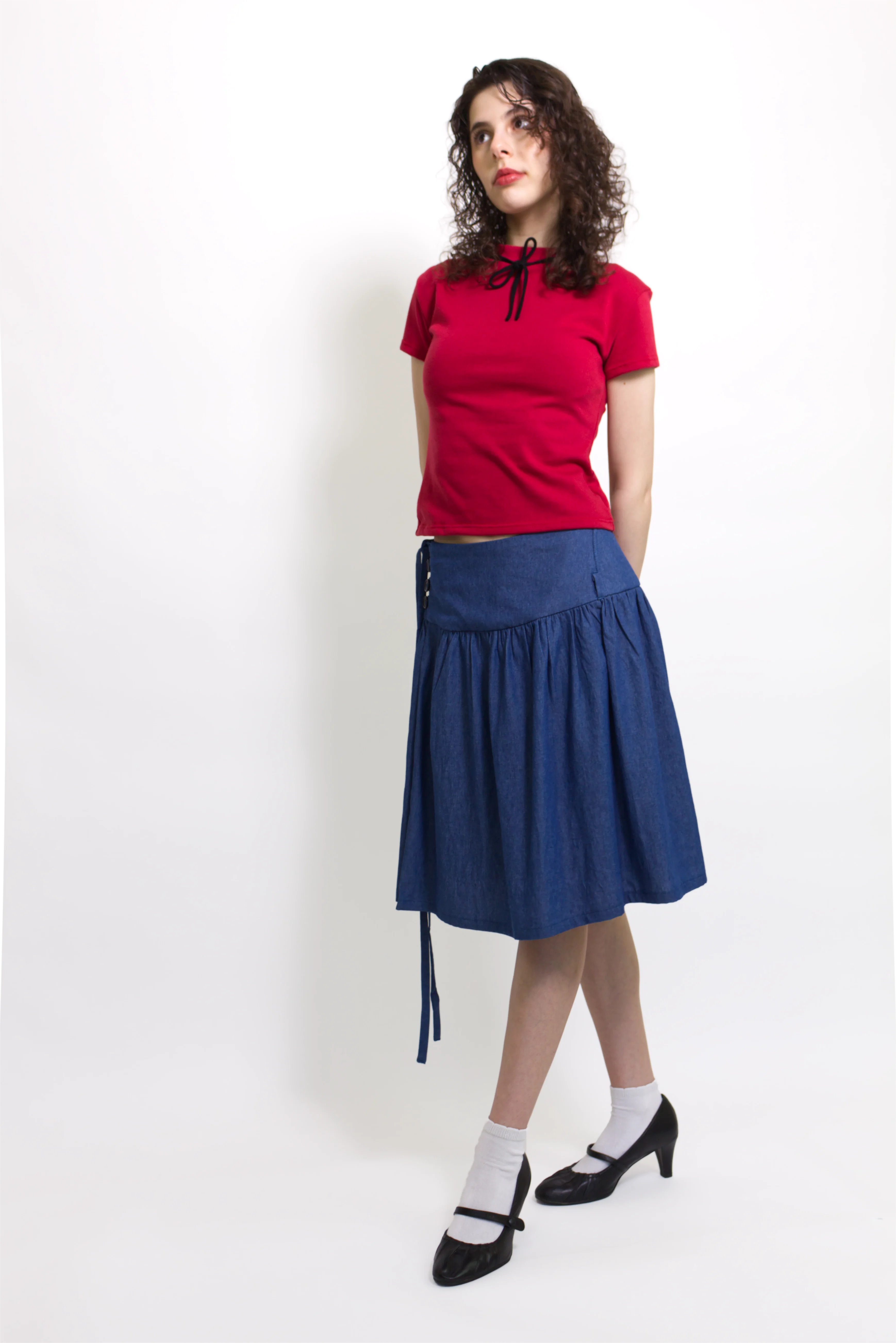 Summer Cotton Wrap Skirt