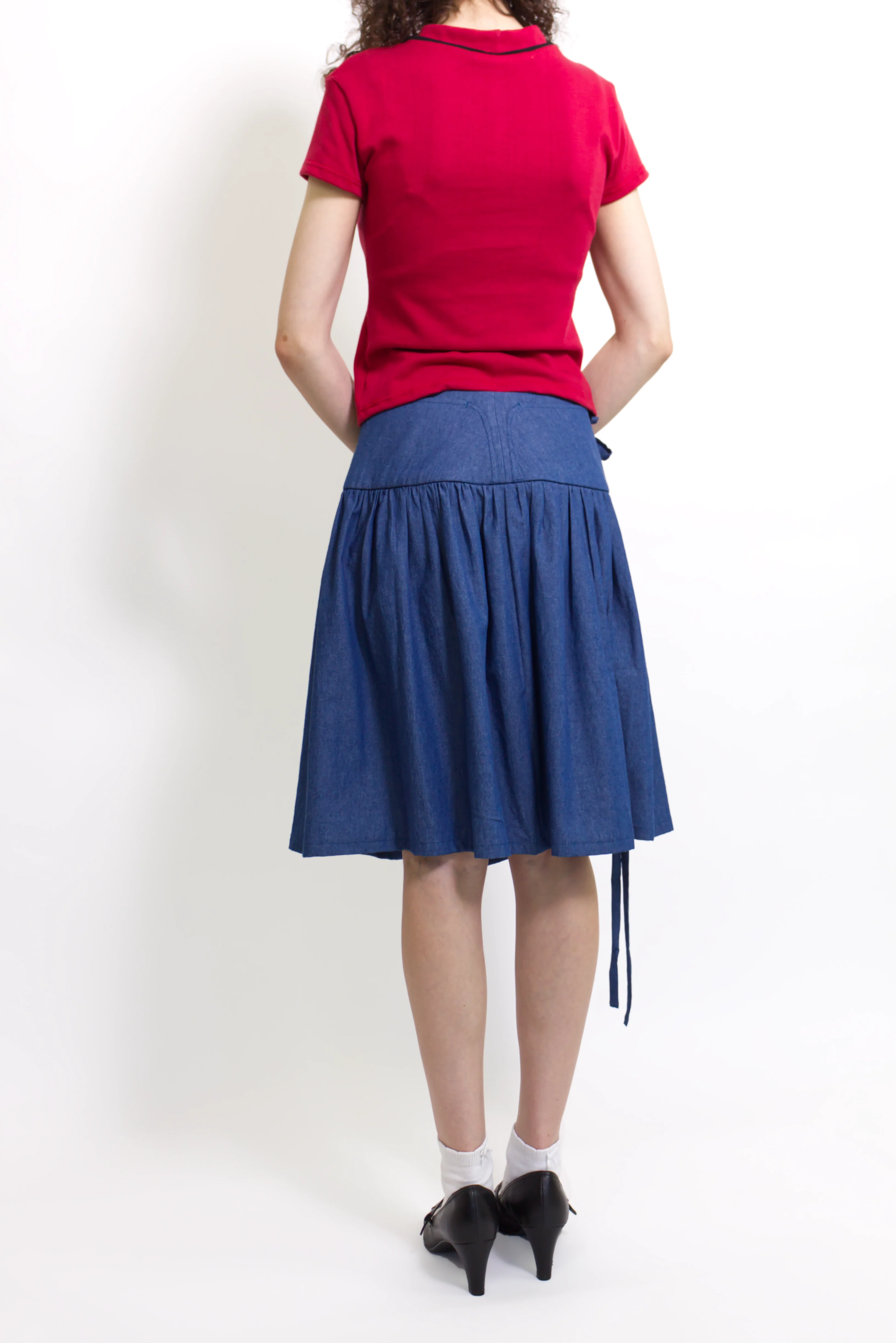 Summer Cotton Wrap Skirt