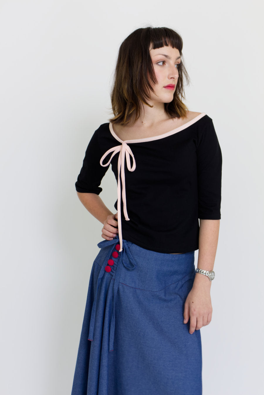 Britney Boat Neck Top