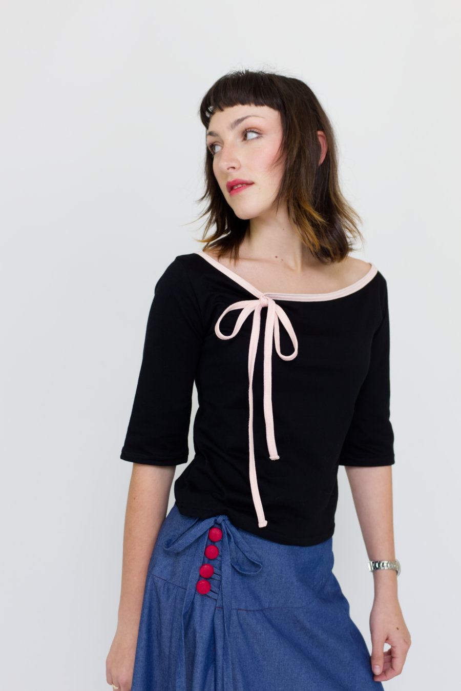 Britney Boat Neck Top