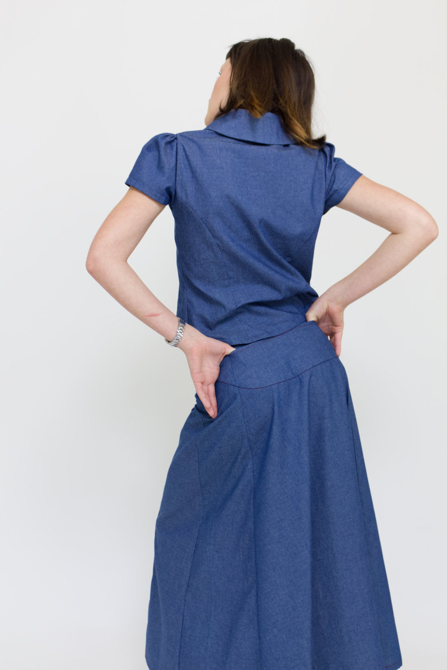 Nancy Chambray Blouse