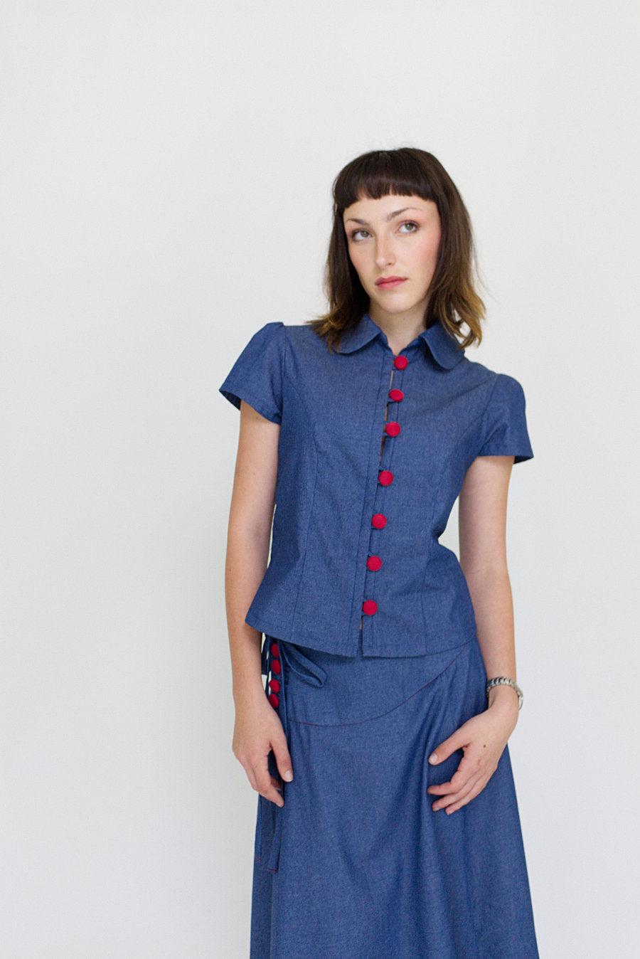 Nancy Chambray Blouse