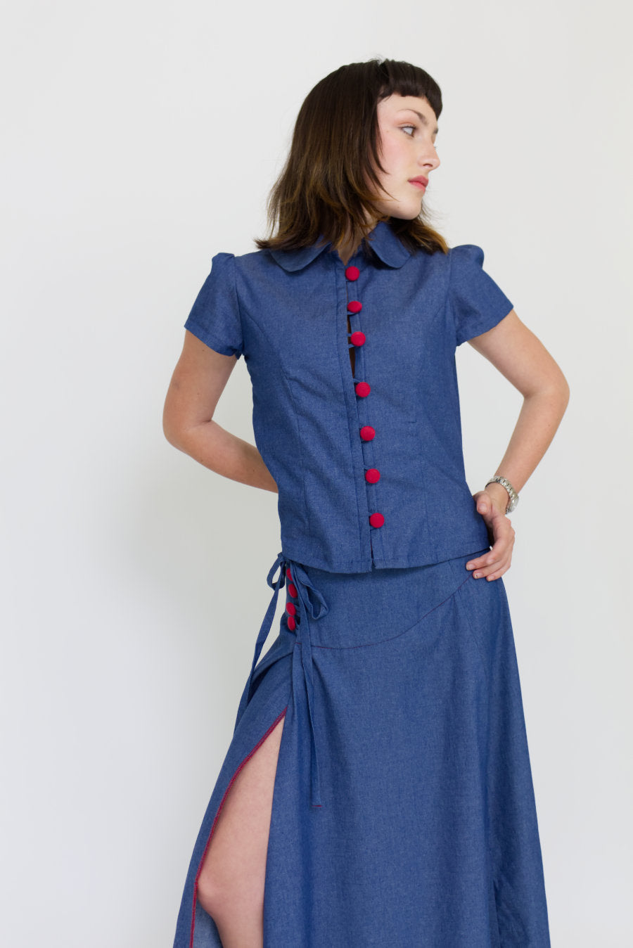 Nancy Chambray Blouse