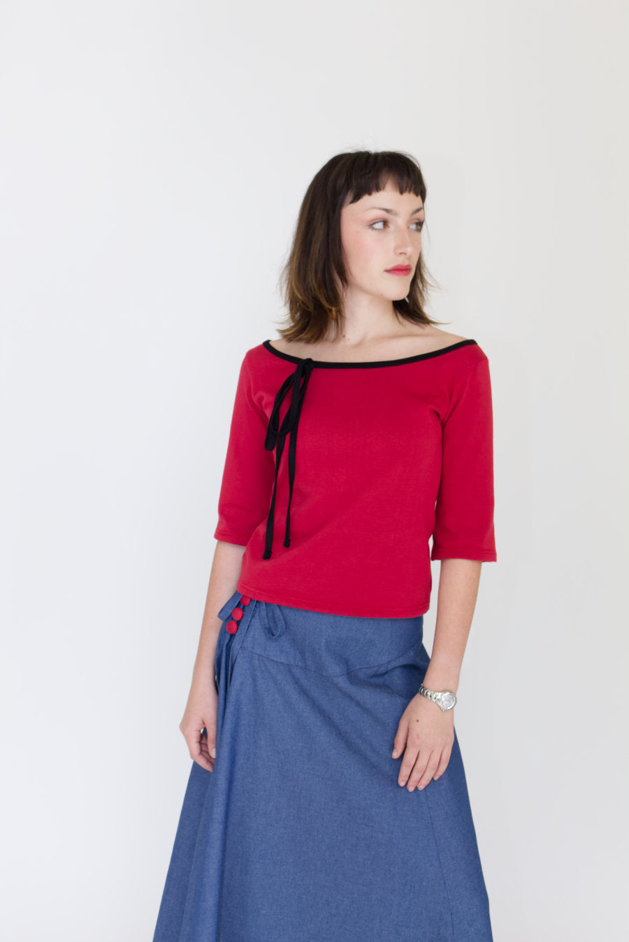 Ruby Boat Neck Top