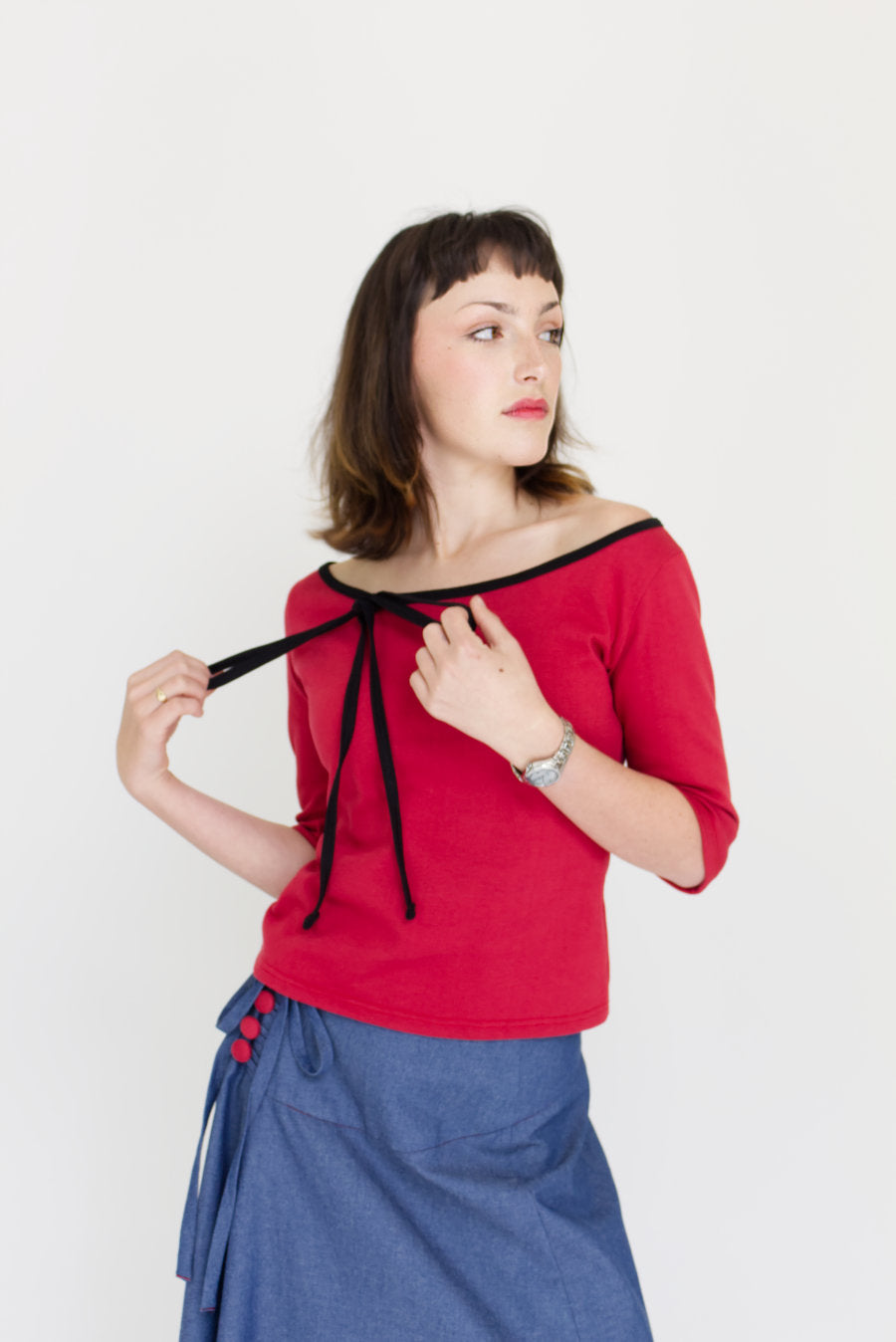 Ruby Boat Neck Top