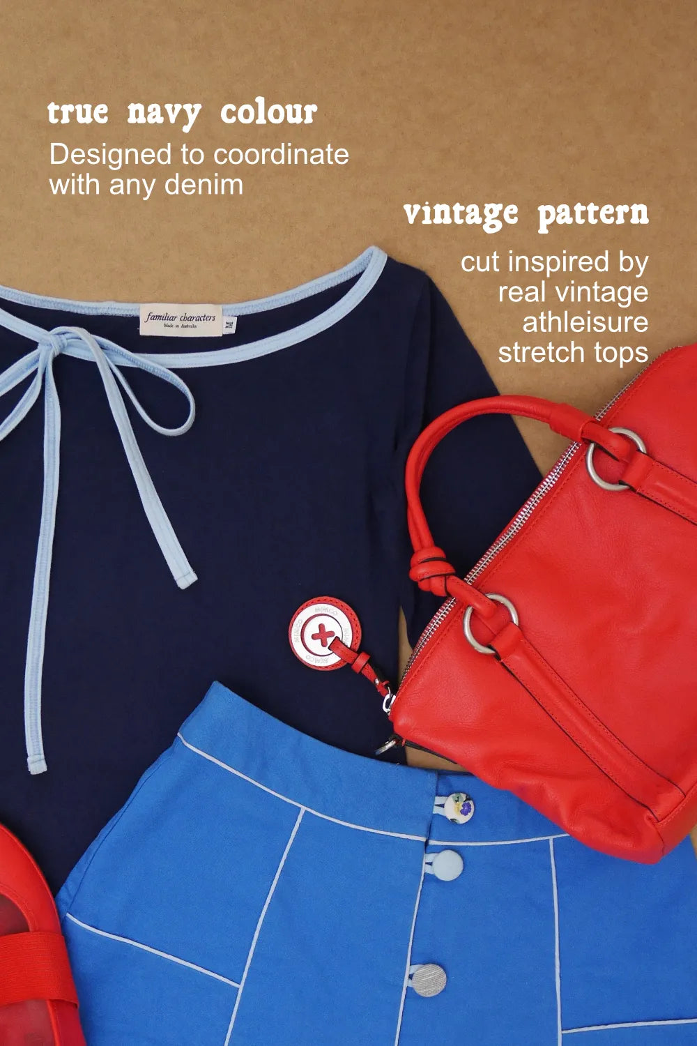 Jane - Cotton Boat Neck Top